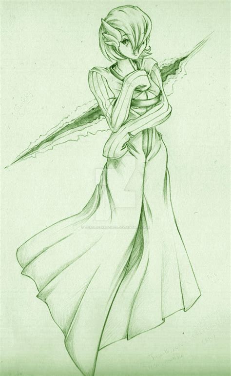 Gardevoir Gijinka by teasidesketches on DeviantArt.